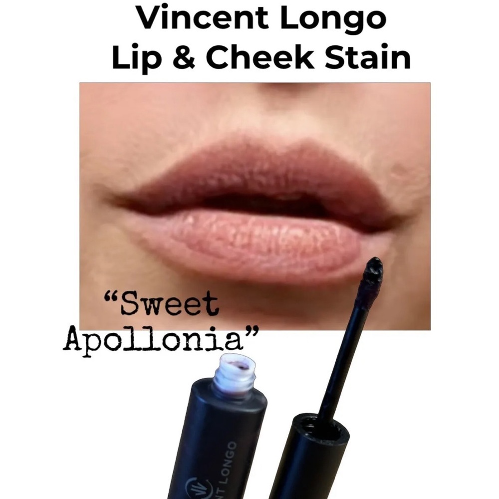 New Vincent Longo Lip Stain Sweet Apollonia Lip & Cheek Gel Stain NWOB VHTF